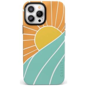 Casely iPhone 13 Pro Orange and Yellow Sunburst Phone Case
